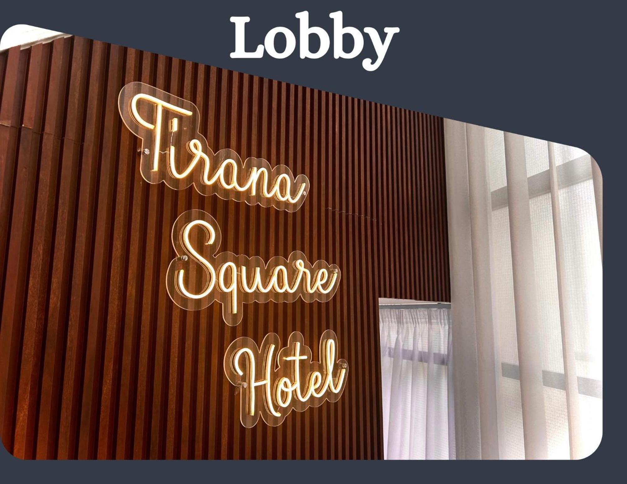 Tirana Square Hotel Eksteriør bilde